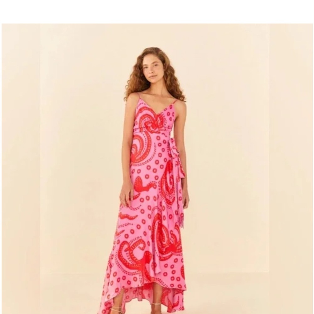 NWT! FARM RIO Octocool Faux Wrap Dress - Size XL